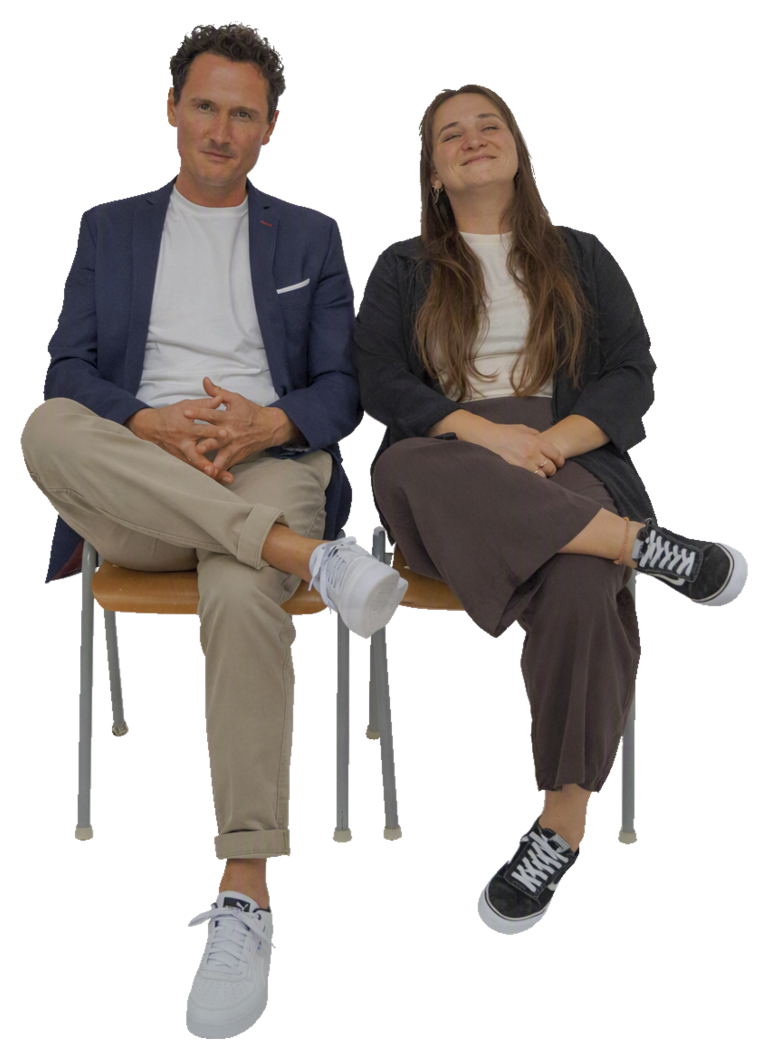 Thomas Möller und Kira Napiany im persönlichen Austausch